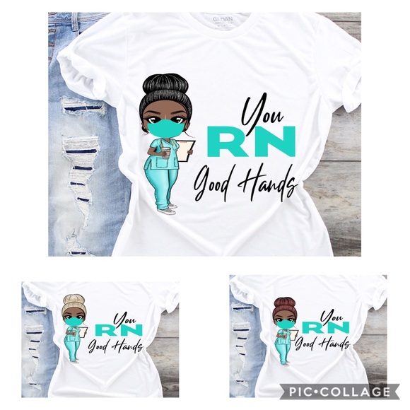 Tops - COPY - RN Nurse T-shirt